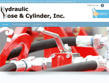 Tablet Screenshot of hydraulichoseandcylinderinc.com